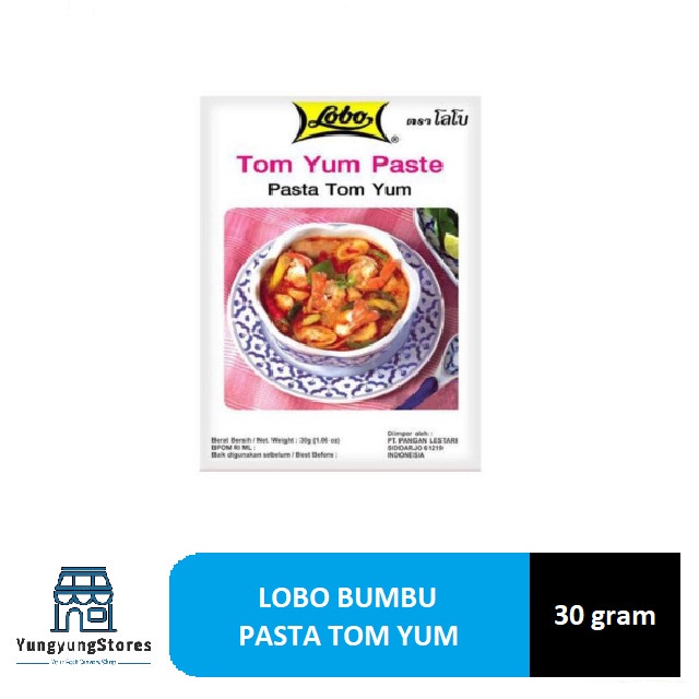

1 Kotak Isi 12 Bungkus Lobo Tom Yum Paste / Bumbu Pasta Tomyum 30 Gram