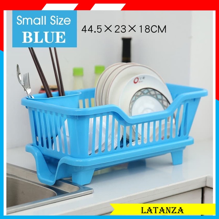 Terlaris Rak Pengering Cucian Piring Gelas Bahan Plastik / Rak Tirisan Piring