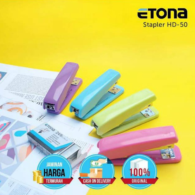 

[FLF ❣☀> Stapler Etona HD 50/ Stapler Besar Isi no.3 + ISI 1 bar / muraah!