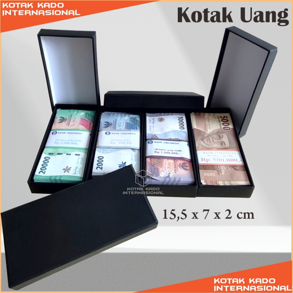 Spesial Discount Kotak uang Money Box Tempat uang 1 Gepok duit kertas tunai BANK kotak Gifts ukuran 