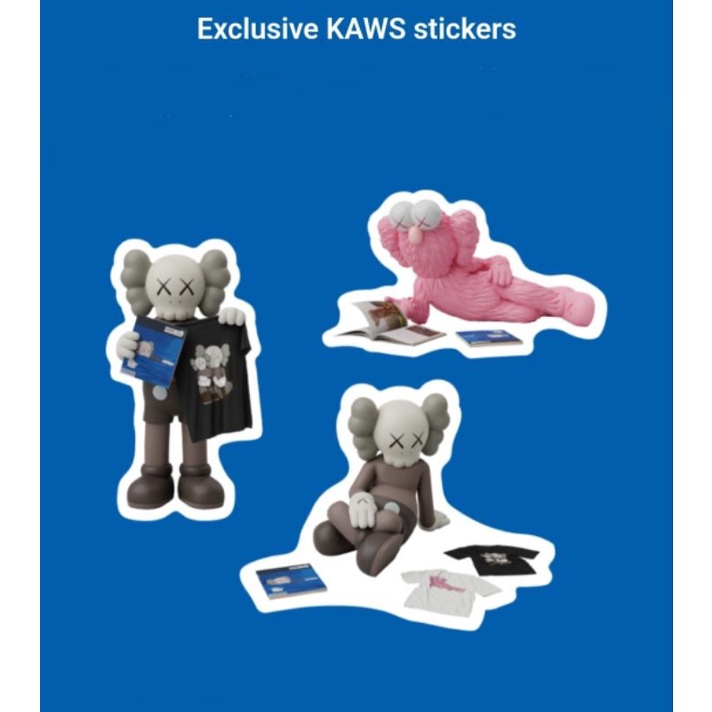 

Exclusive sticker kaws from Uniqlo