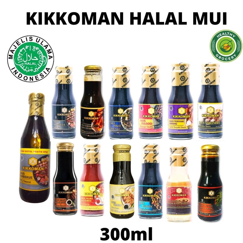 

Murah Kikkoman Sauce Saus Kikoman 300ml Garlic Teriyaki Barbecue Black Pepper Teriyaki Gochujang Katsu Hoisin Tiram Bulgogi Yakiniku Takoyaki