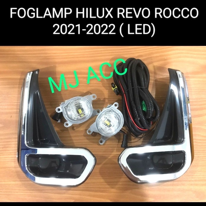 FOGLAMP LAMPU KABUT HILUX REVO ROCCO 2021-2022 (LED) terbaik