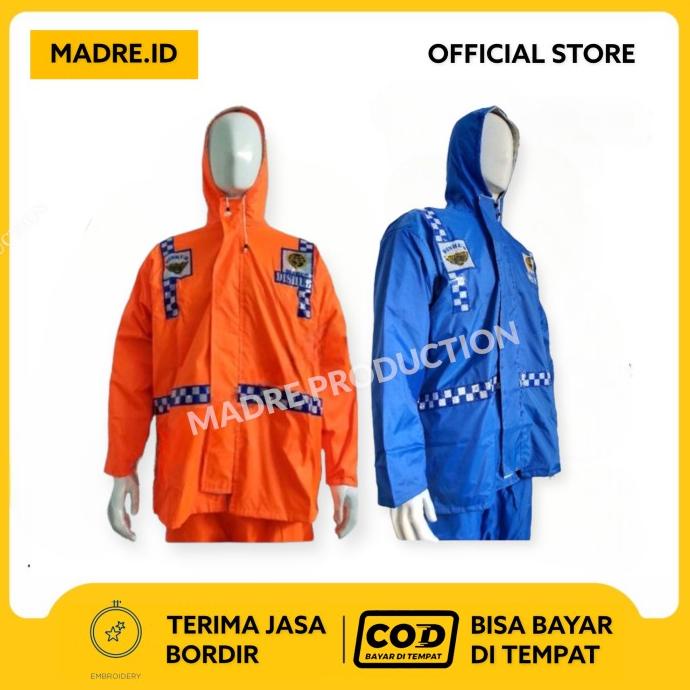 JAS HUJAN DISHUB BIRU - JAS HUJAN DISHUB POLISI - JAS HUJAN POLISI