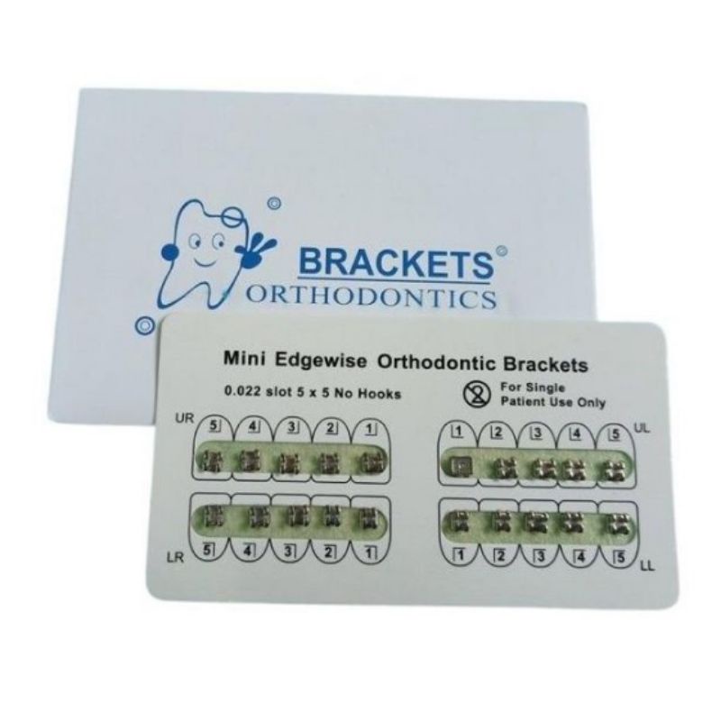 0Behel Lepas Pasang 1 Set Original Bracket Amplop Orthodontic - Behel Gigi Bracket Amplop BRACKET AM