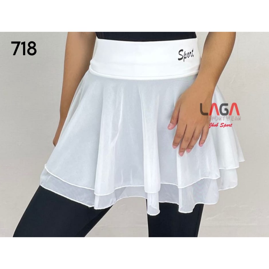 Terlaris LAGA Luaran Rok Bahan Tile Jaring/Rok Tanpa Dalaman Celana/Rok Tennis/Sport Mini Skirt/Rok 