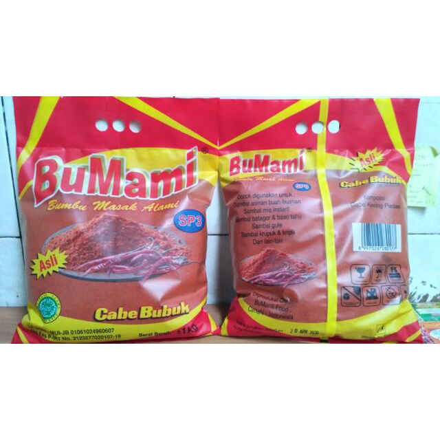 

Cabe Bubuk Halus 1 Kg Buma Food Sp3 - Saudagar Cabe - Cabe Bubuk Kiloan Cabe Giling 1 Kilo - Bumbu