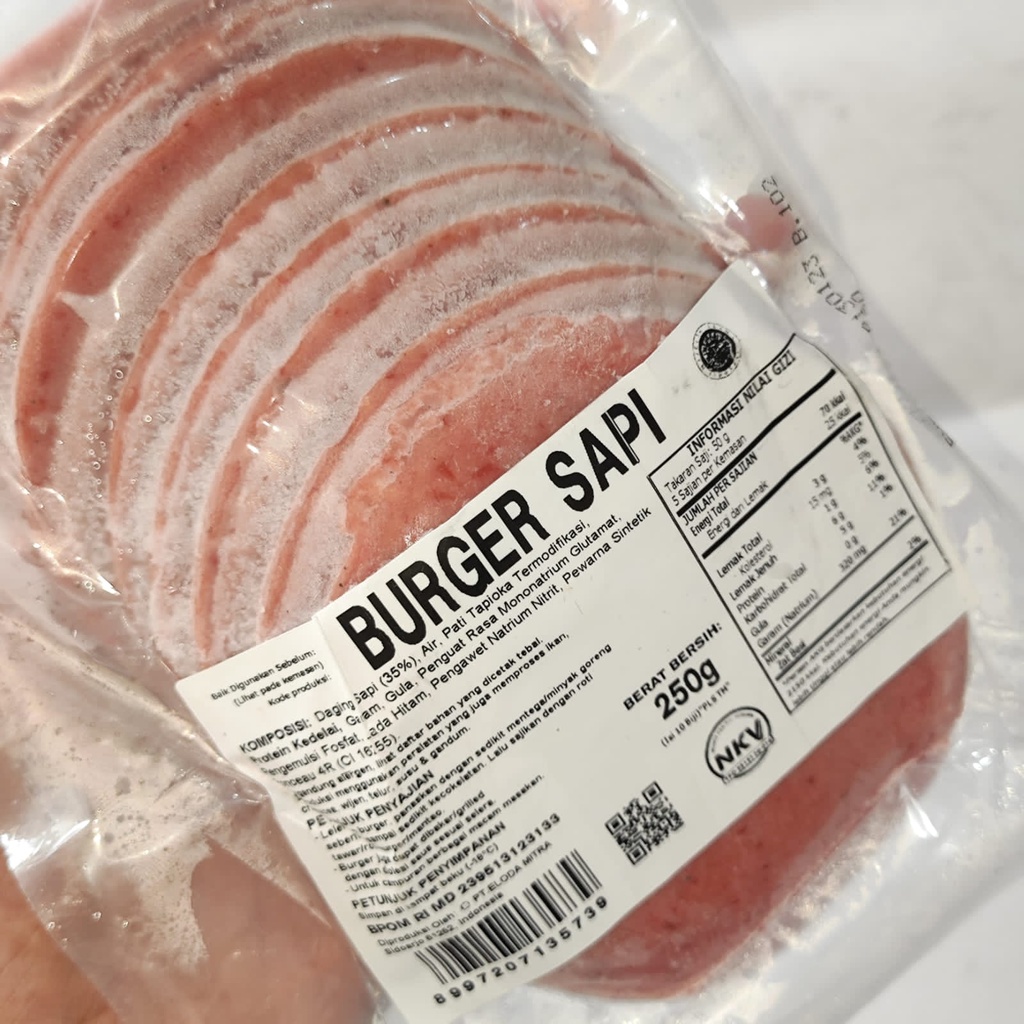 

BURGER SAPI POLOS BERNARDI ISI 10 PCS / ADMIN FAST RESPON SILAHKAN CHAT