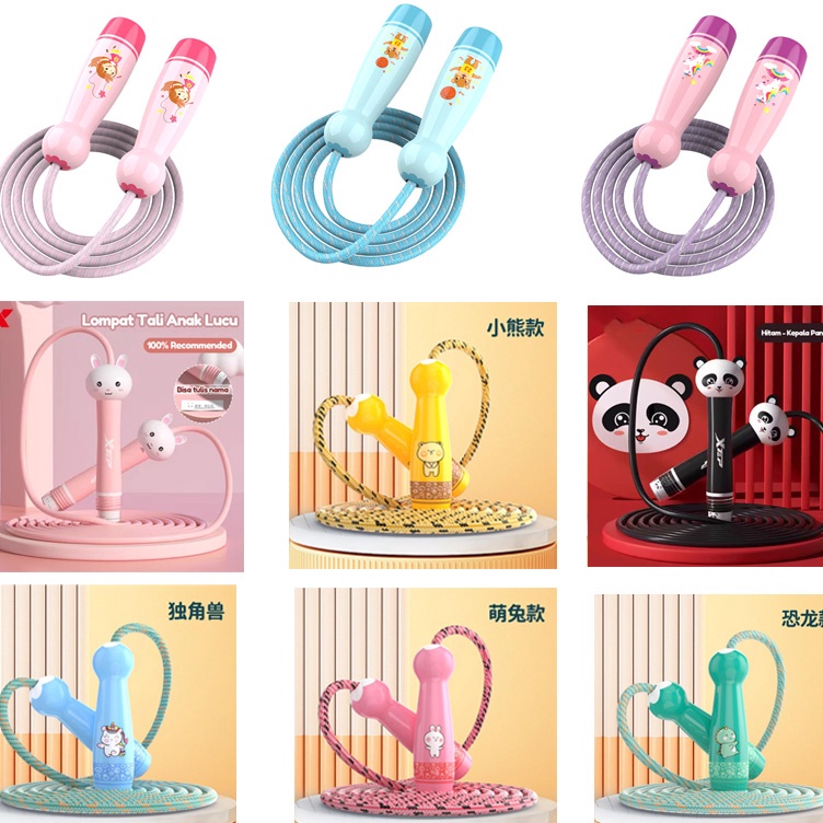 ✺Wfb skipping anak/lompat tali anak/Skipping Olahraga/Olahraga lompat tali/Tali Skipping/Skipping Ro