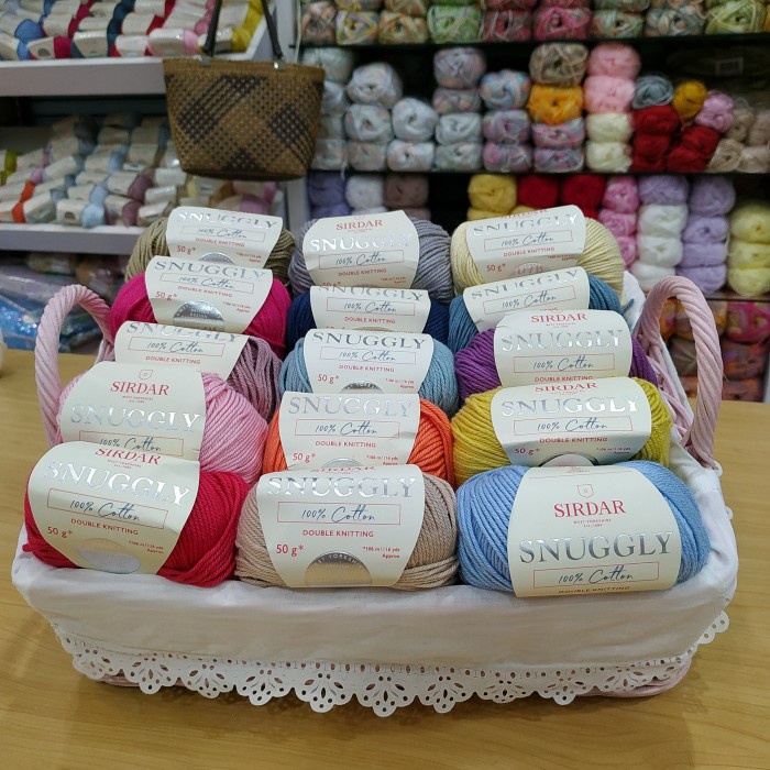 

BENANG RAJUT IMPORT SIRDAR SNUGGLY 100% COTTON