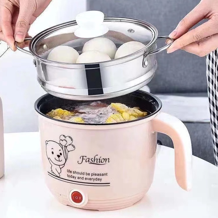 ➘ Kompor Listrik Portabel Multifungsi Penanak Nasi Non-Lengket Penanak Nasi Penanak Nasi Mini Portab