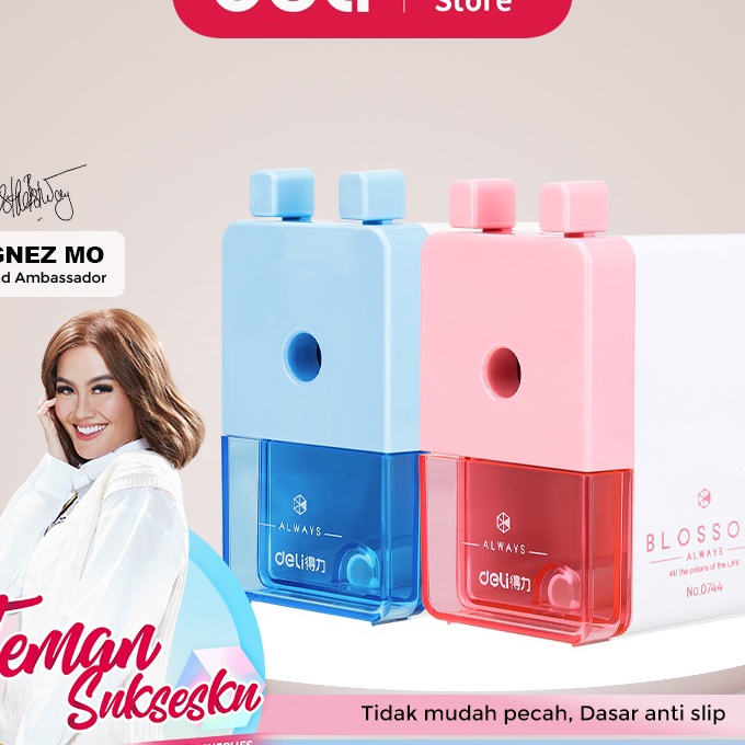 

[◆9PU-㊖] Deli rautan putar / rautan meja 3 warna anti slip, pisau terbuat dari bahan besi alloy 0744 / siap.dikirim.