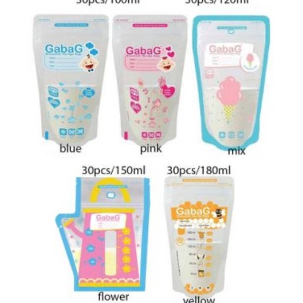 ・ GROSIR Gabag Kantong Asi Breastmilk Kantung Susu Murah 100ml / 150ml / 180ml Jual-