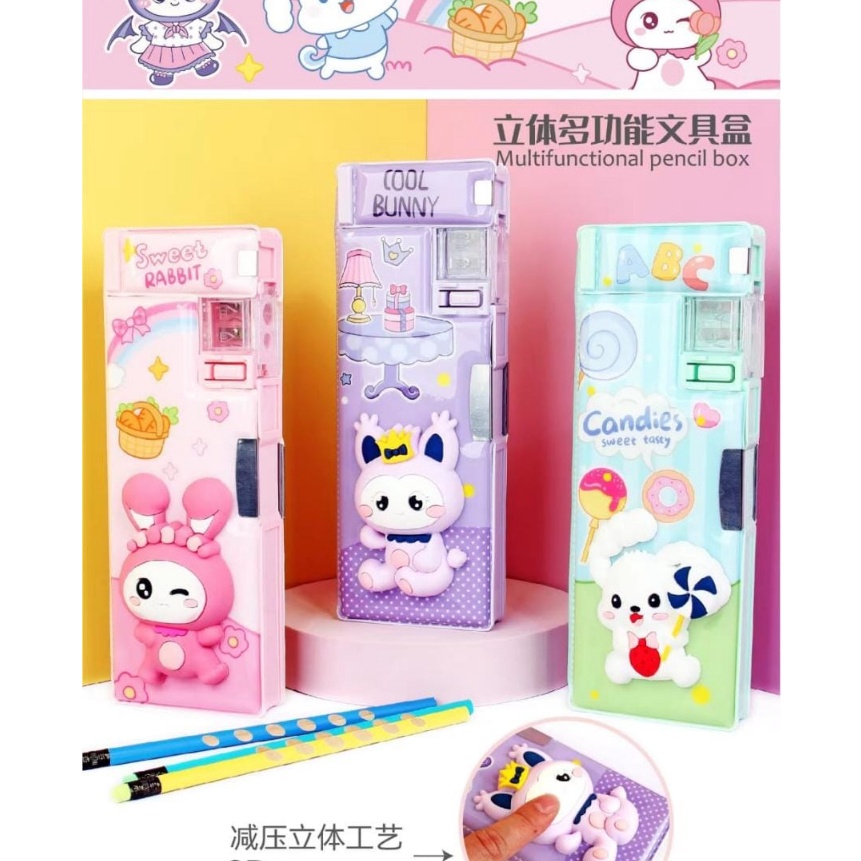 

(F6/✓J☆] KOTAK PENSIL TIMBUL 3 DIMENSI SQUISHY/PENCIL CASE MAGNET / banyak diiminati.