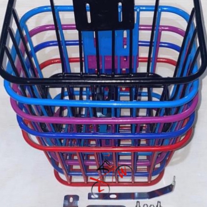 [➛F♡D-B] Keranjang Sepeda Besi 12 16 18 20 | Keranjang Besi Warna Sepeda Anak Minion Lipat Basketter