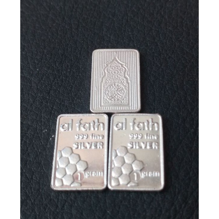 Harga Miring1s6Rg perak batangan al fath albar bullion 1gr Logam Mulia fine silver 999 LM bukan anta