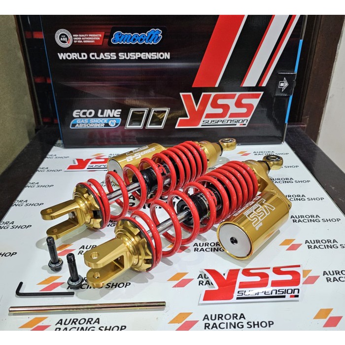 SHOCK YSS G PLUS GOLD SERIES NMAX 155 RED GOLD terpopuler