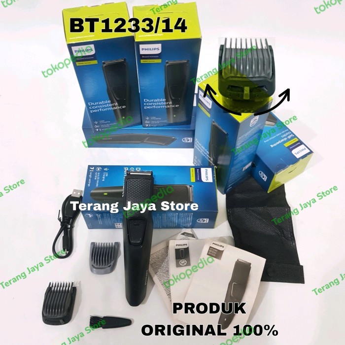 Beard Trimmer Philips BT1214/15 Pencukur Kumis Philips BT1214/15 ORI