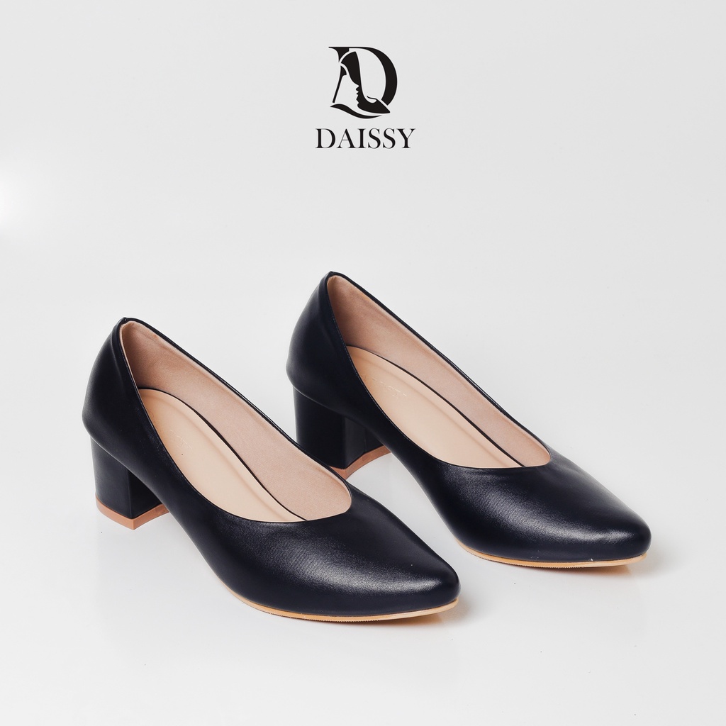 Sepatu Kerja Pantofel Wanita Vione Heels 5cm BigSize Jumbo - DAISSY