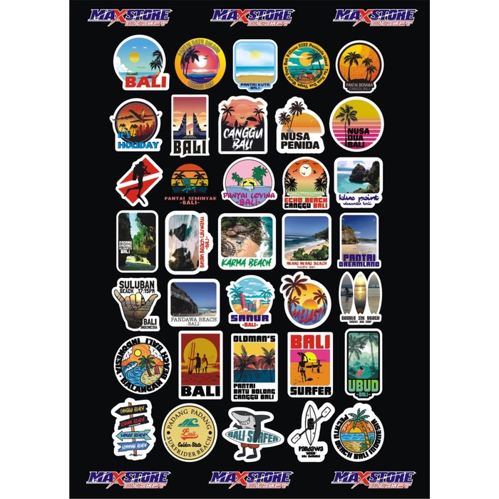 sticker indonesia / travel bag / koper rimowa / luggage cover