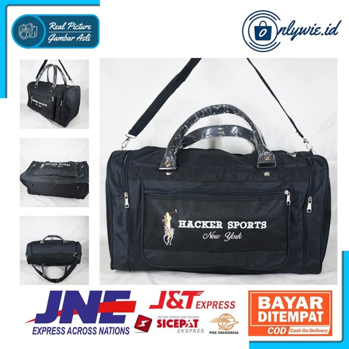PHR004 TRAVEL BAG HACKER NY TAS PAKAIAN MUDIK PRIA / WANITA TERMURAH