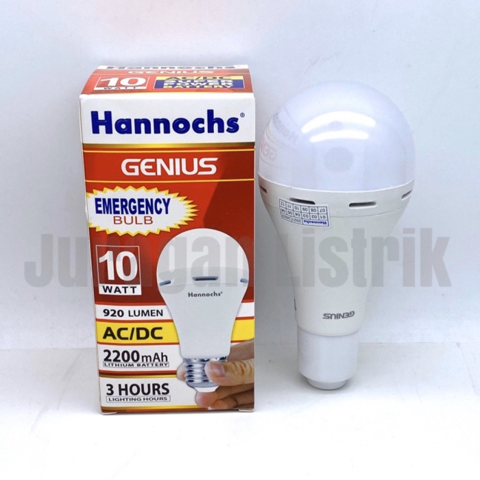 Terlaris Lampu Emergency Hannochs 10Watt