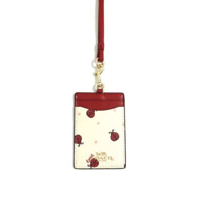 

Bestseller Coach Id Lanyard Ladybug Signature Canvas 100% Authentic!
