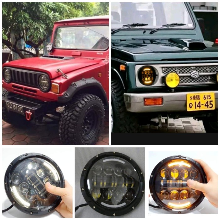 Daymaker 120Watt Jeep Jimny Katana Taft Hartop Cj7 Corolla Ke 7Inch Kode Dt 008