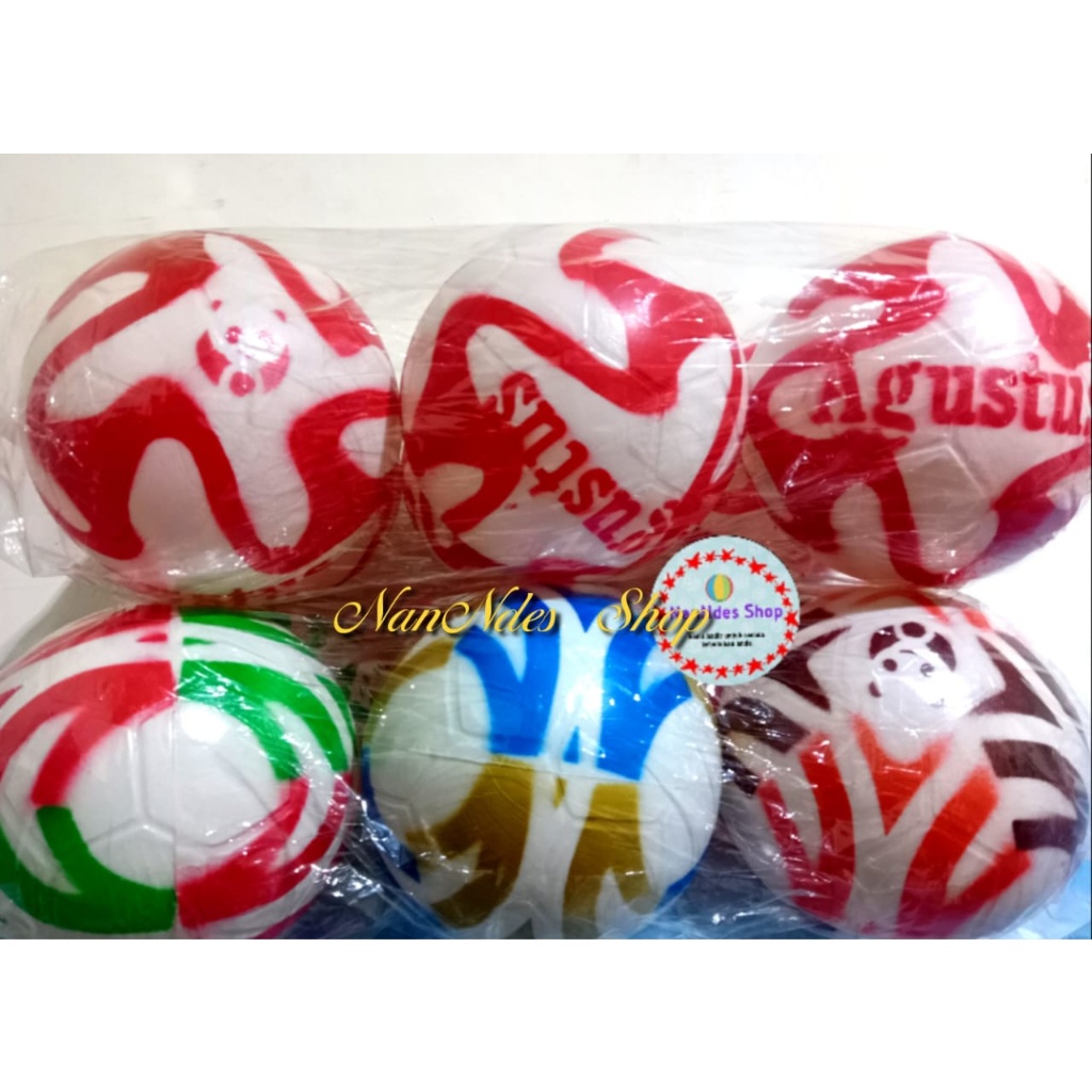 HAL BOLA PLASTIK PANDA ORIGINAL 1 pcs BESAR AGUSTUS DIRGAHAYU LOMBA HUT RI MERAH PUTIH BOLA KAKI SNI