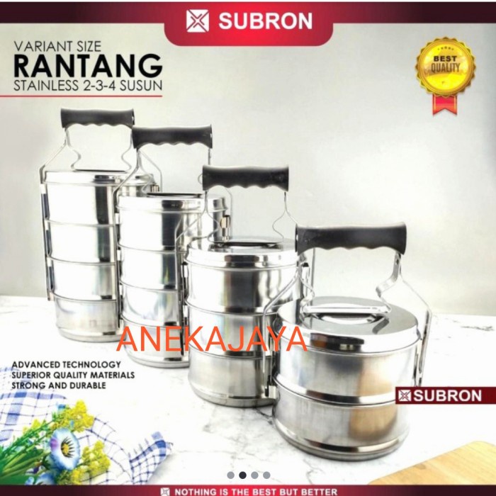 RANTANG 2 SUSUN STAINLESS STEEL.14CM
