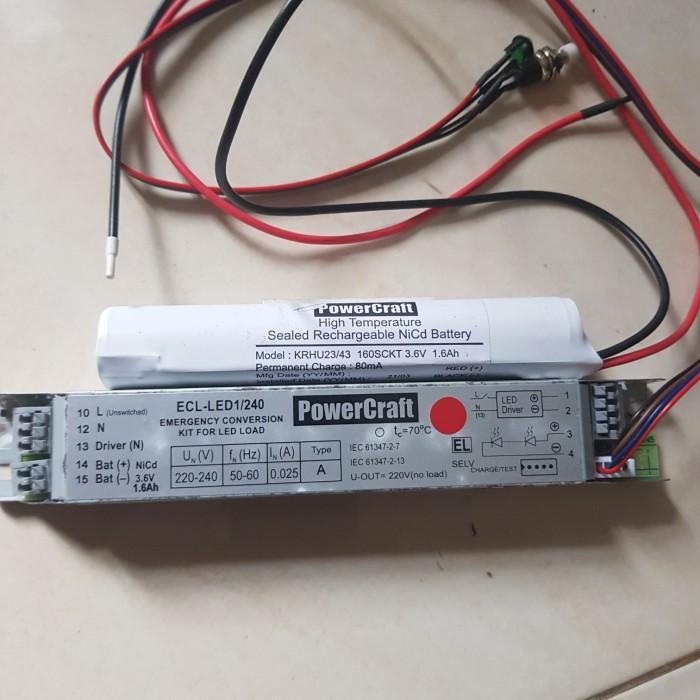 Batre Emergency Powercraft Ecl Led1/240