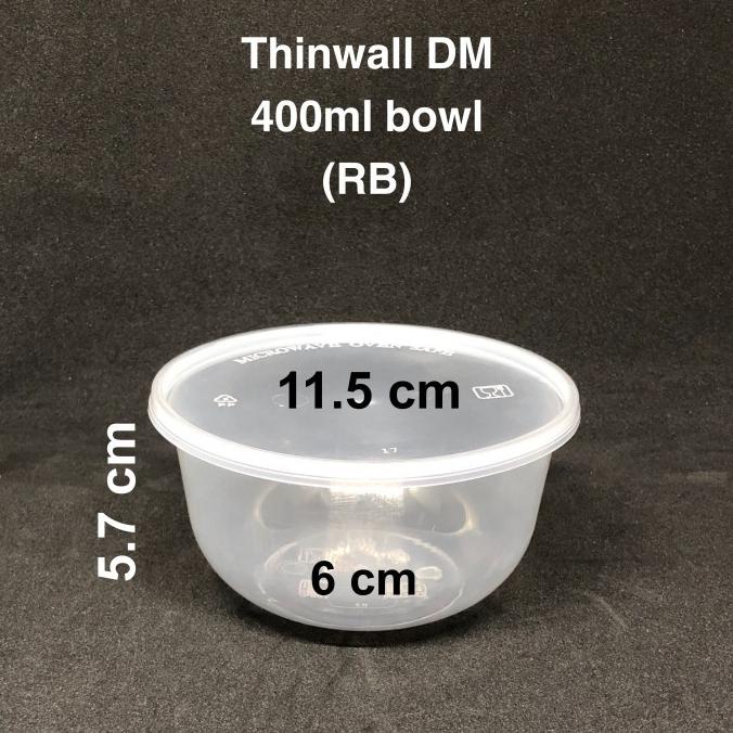 @#@#@#] Thinwall DM Round 400ml / Thinwall DM Bulat 400ml