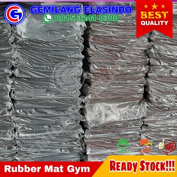 Rubber Mat Gym Karet Lantai Gym Karet Lantai Fitness Rubber Tile