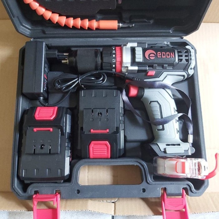 Cordless Drill Ed2 1810D 18V Mesin Bor Tanpa Kabel Mesin