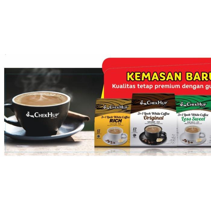 

Chek Hup King 3In1 Ipoh White Coffee / Kopi Check Hup King