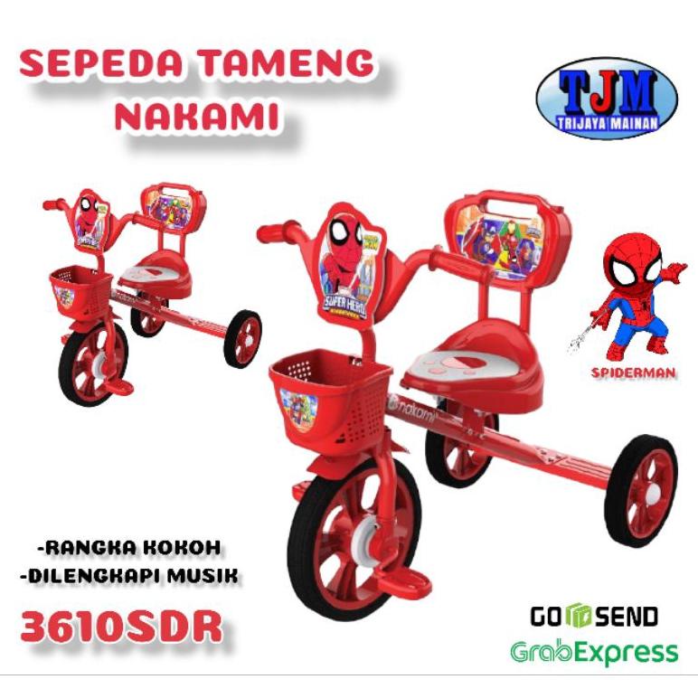 Sepeda Anak Roda 3 - Sepeda Sinchan Tameng Musik NAKAMI #3610