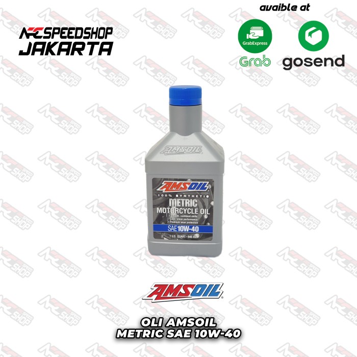 Terlaris Oli Amsoil 10W40 Metric Motorcycle Oli 100 % Synthetic Oli Motor