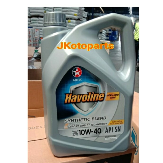 Terlaris Oli Mesin Caltex Havoline 10W 40 4Liter