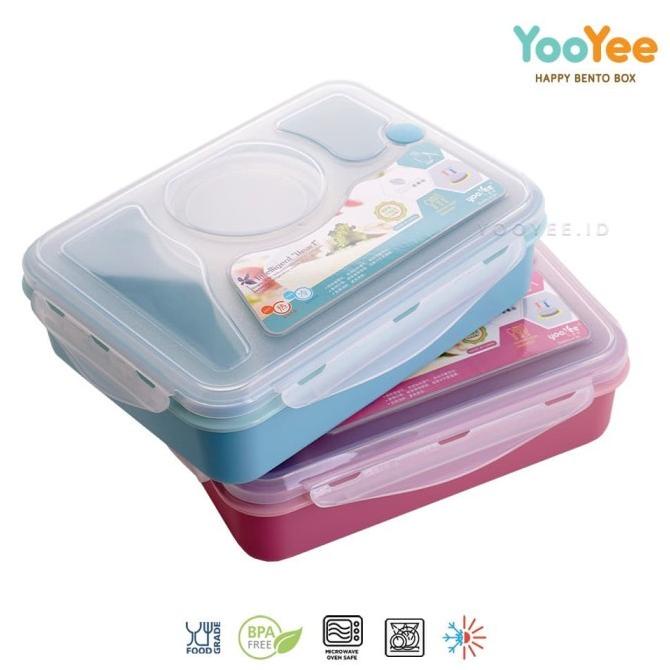 Kotak Makan YOOYEE 4sekat dengan sup (#392)
