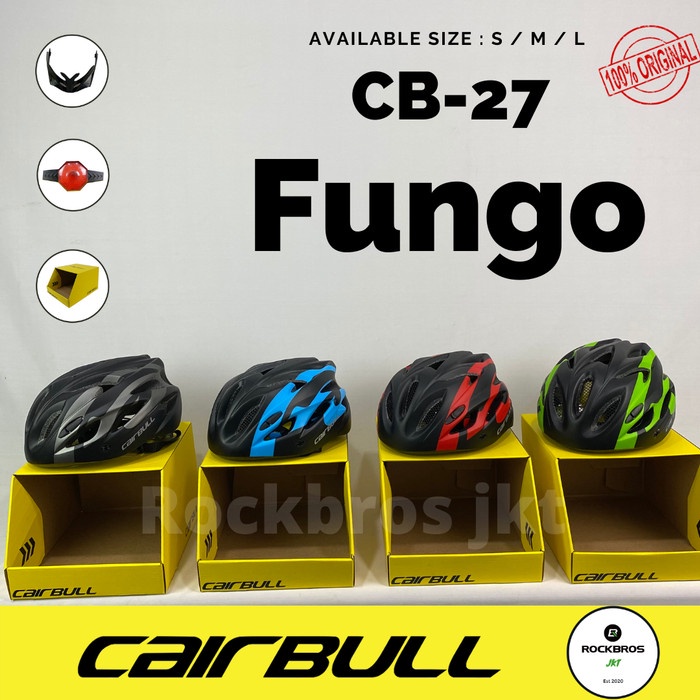 Cairbull Fungo Cb27 Mtb Roadbike Helm - Helm Sepeda Mtb Cairbull Cb27 Berkualitas