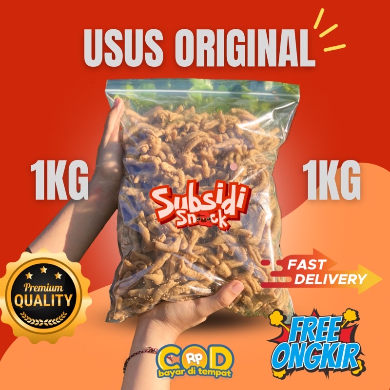 

KERIPIK USUS KRISPI ORIGINAL 1KG GURIH PREMIUM VIRALLL!!!