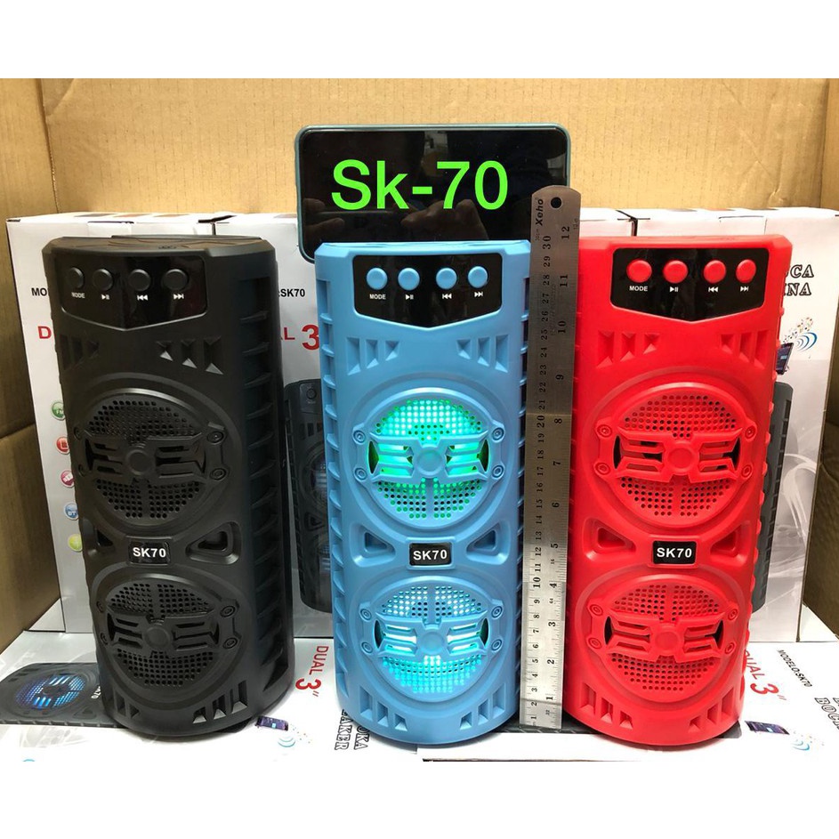 Kirim Langsung Speaker Bluetooth SK70 Wireless Speker Bass Spiker Blutut u Murah ★★.