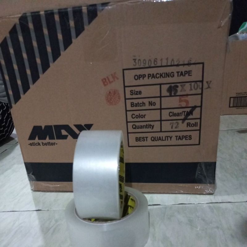 

isolasi lakban bening 45 x 100 yard max tape