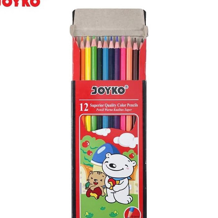 

[4O☞-D◆> Pensil Warna Joyko CP-12PB Color Pencils [12 Warna]- pasti.diikirim..!