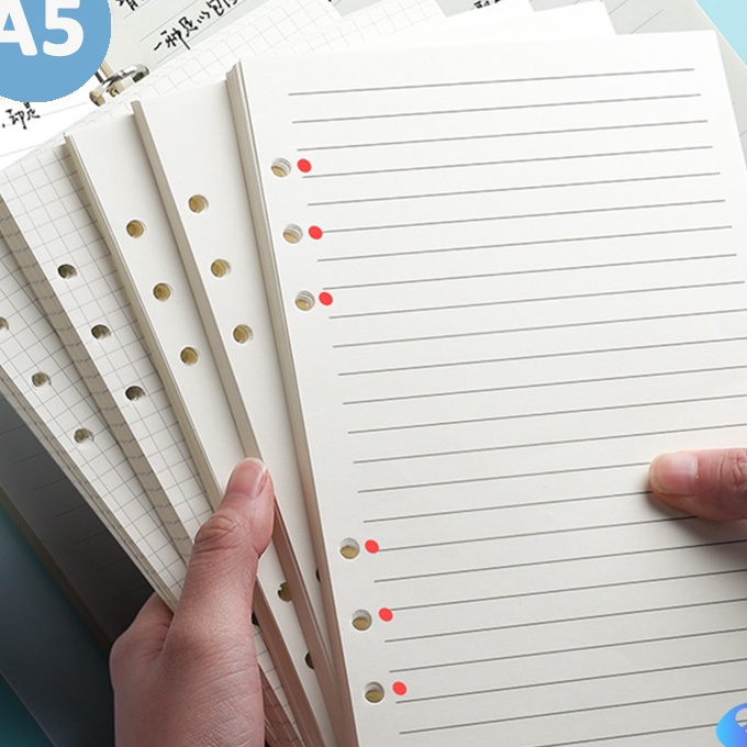 

[WUご.15☀> Notebook refill Line & Blank KERTAS ISI BINDER A5/B5 LOOSE LEAF 6/20/26 LUBANG 6 RING-Suning Mallbaanyak diminati..!