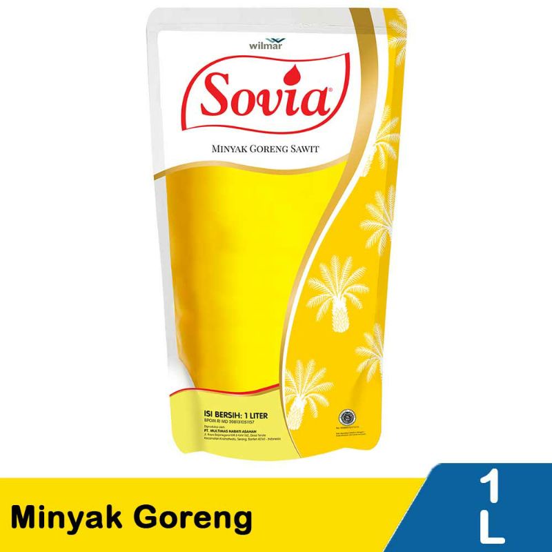 

Minyak Goreng Sovia kemasan 1 Liter / tokoberkahlmg
