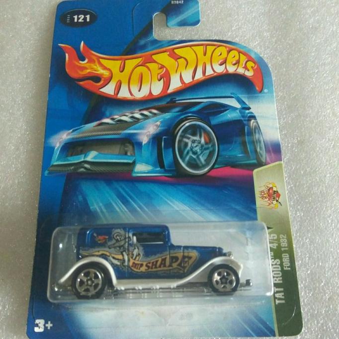 HOT WHEELS FORD 1932. 32 FORD DELIVERY. TAT RODS SERIES. CARD 2003.