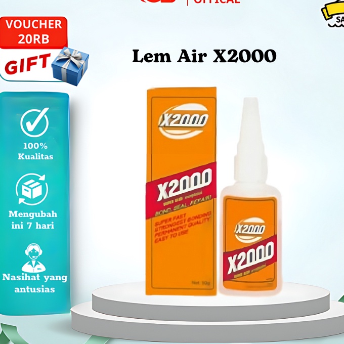 

(U㊚»4.I> X2000 Lem X2000 super original, Perekat Instan Cairan Super Kuat, Lem super kuat digunakan untuk banyak bahan - viiral✮!