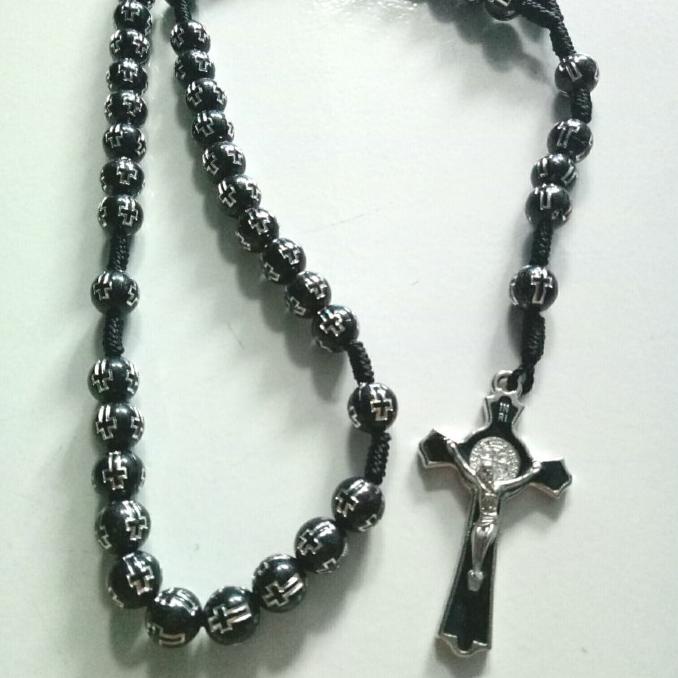 rosario salib hitam salib Benediktus