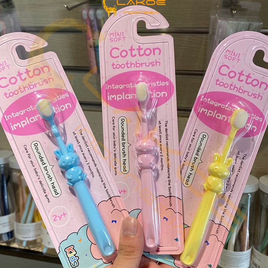 Cuma satu hariv2V6h LAKOE Sikat gigi anak /sikat gigi bayi kartun kelinci 2-10 tahun